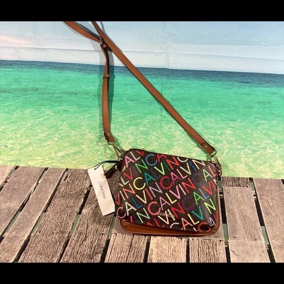 Calvin Klein Multicolor Logo Crossbody Bag - Picture 1 of 6